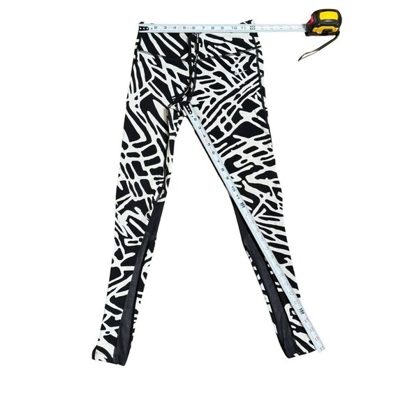 Nike Epic Lux Palm Print White/Black Leggings Dri-FIT Zone Sculpting Pants Sz S - Picture 6 of 13